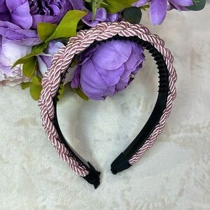 NEW Pink Braided Rope Headband
